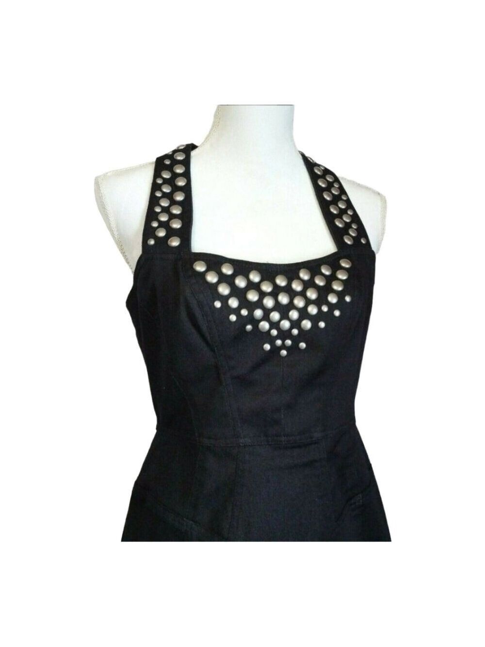 Maggy London Sleeveless Black Dress Size 8 - Picture 3 of 8